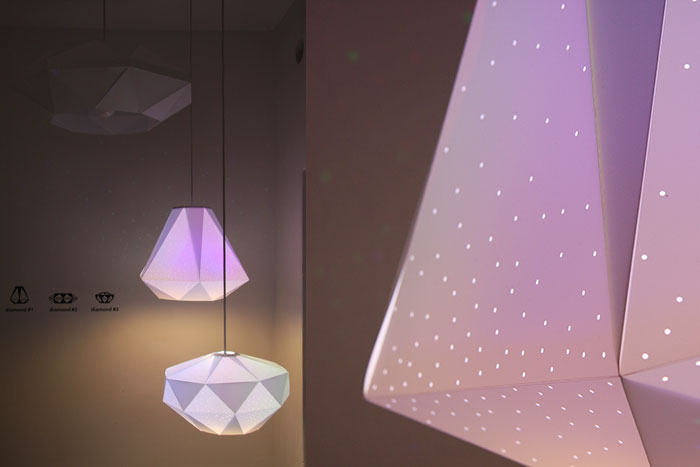 Diamonds by Dennis Parren, CMYK bulb